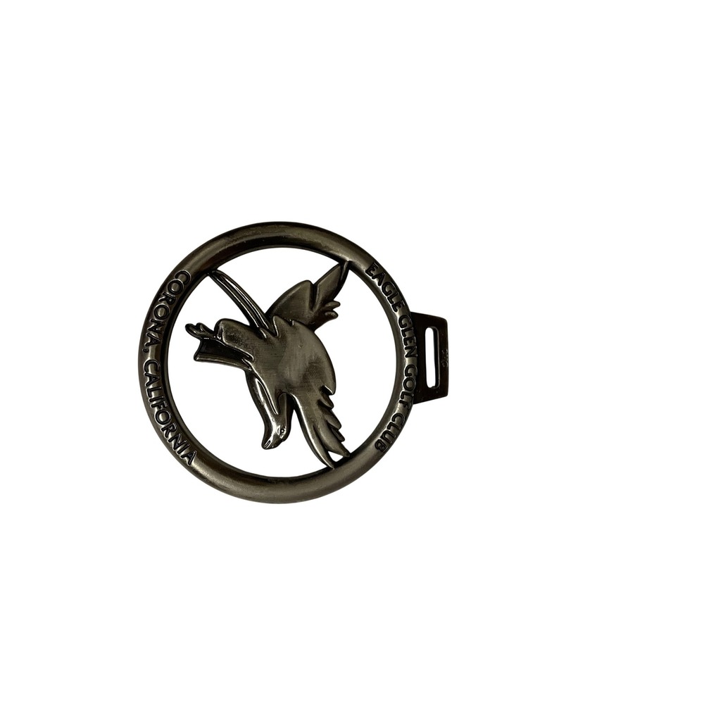 Eagle Glen Golf Club Corona California Troon Golf Metal Bag Tag Keychain Gray